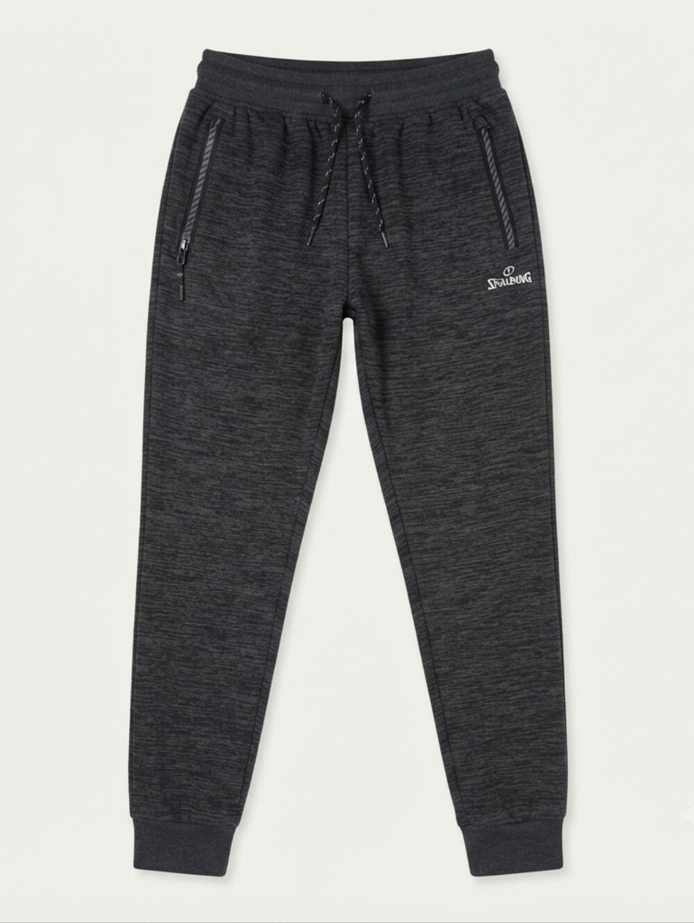 👔5/$25👔Spalding Men's Charcoal Grey Fleece Jogger Sweatpants Size Large
